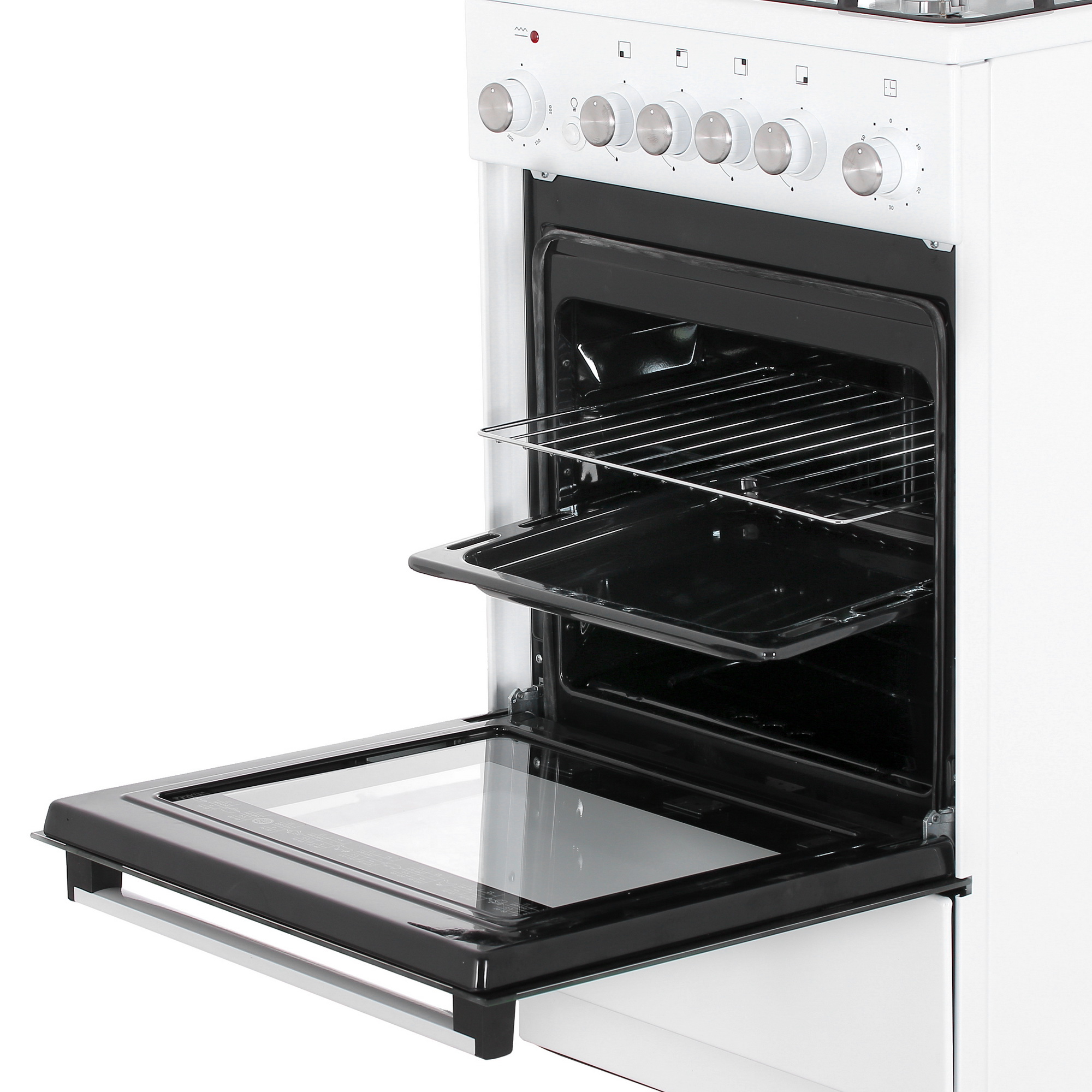 9082371 Комбинированная плита DEXP M25-1W белый STDN-0127069 - Вид №6