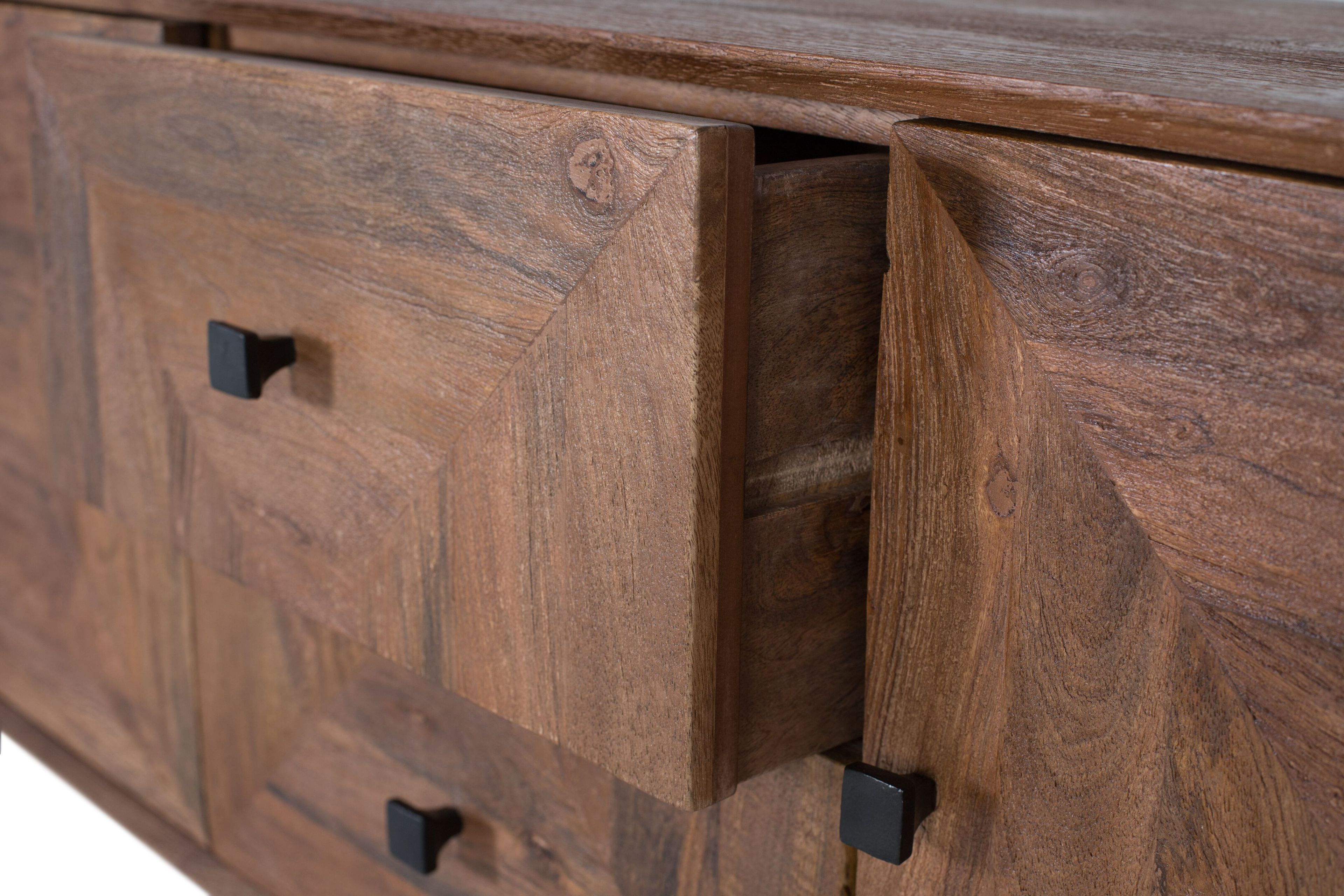 Низкий ТВ-шкаф в манго Giner y Colomer 1780 ARCH-00069386 - Вид №3