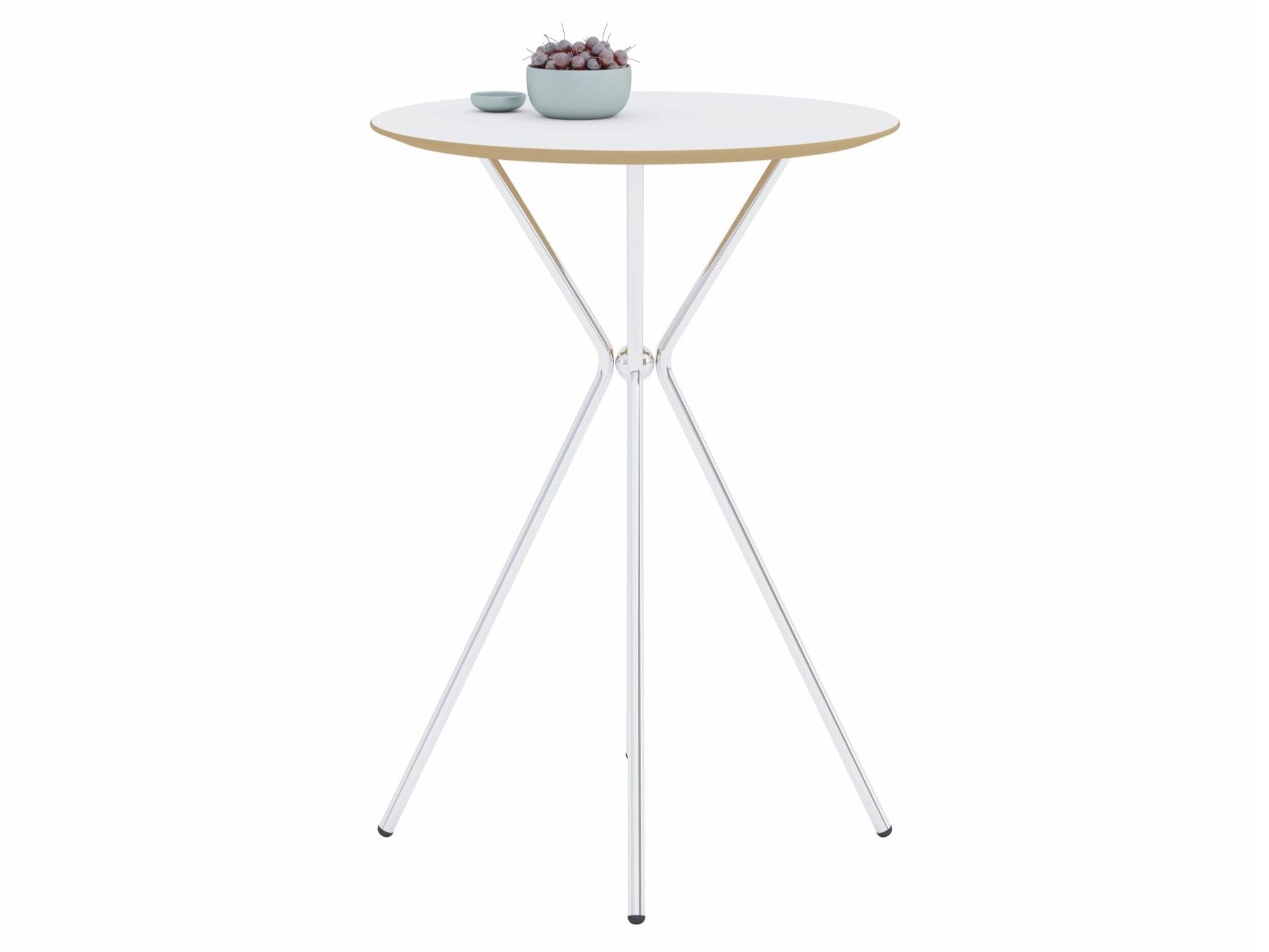 Высокий круглый ламинированный стол с металлическим основанием Ersa Kilig ARCH-00034273