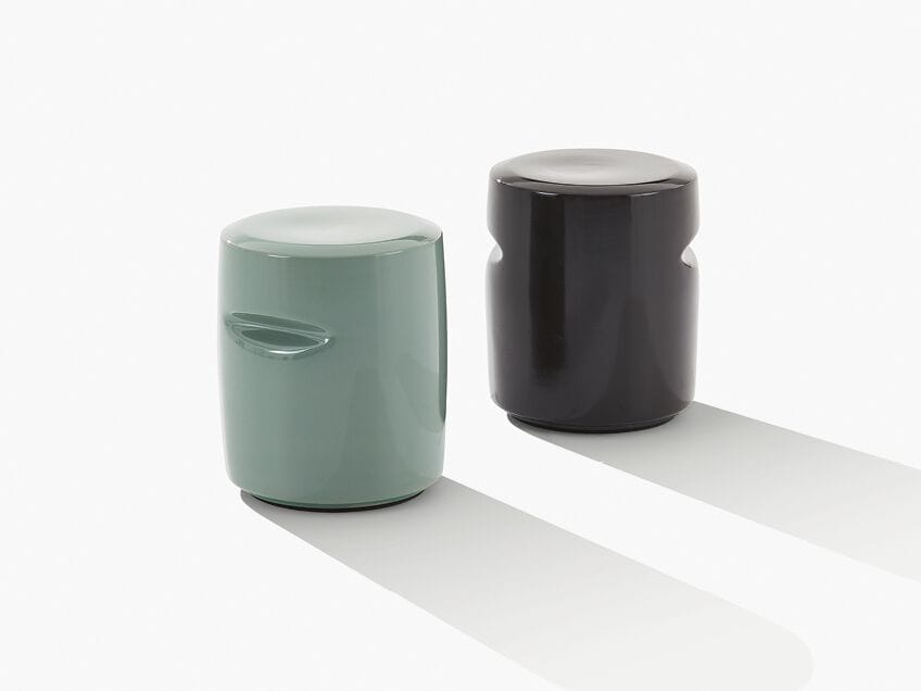 Круглый журнальный столик из глазурованной керамики Poliform AZU ARCH-00008967