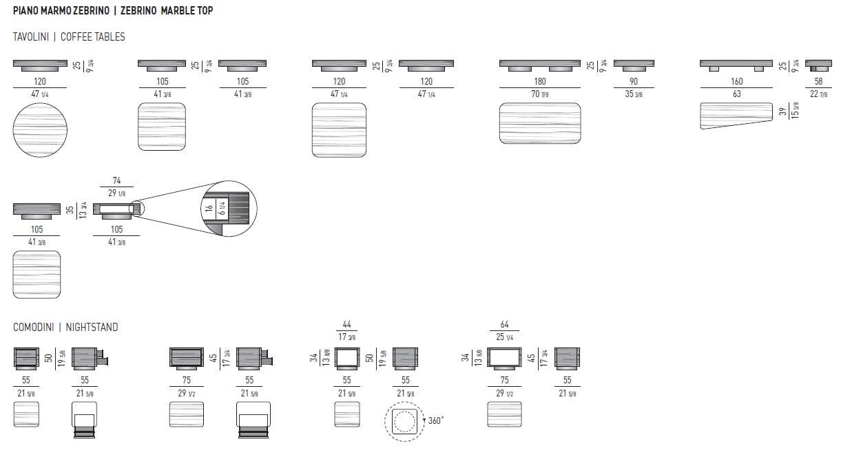 Журнальный столик Minotti Milton ARCH-00030777 - Вид №5