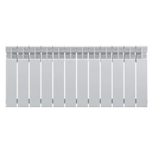 Радиатор секционный Zerten Bimetal 500/80 12 секций боковое подключение биметалл белый