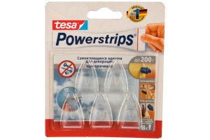 15629857 Самоклеющиеся крючки для декораций Powerstrips 58219-00000-00 TESA