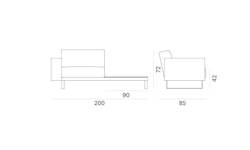 Ткань диван Quadrifoglio Group Design Living ARCH-00017865 - Вид №6