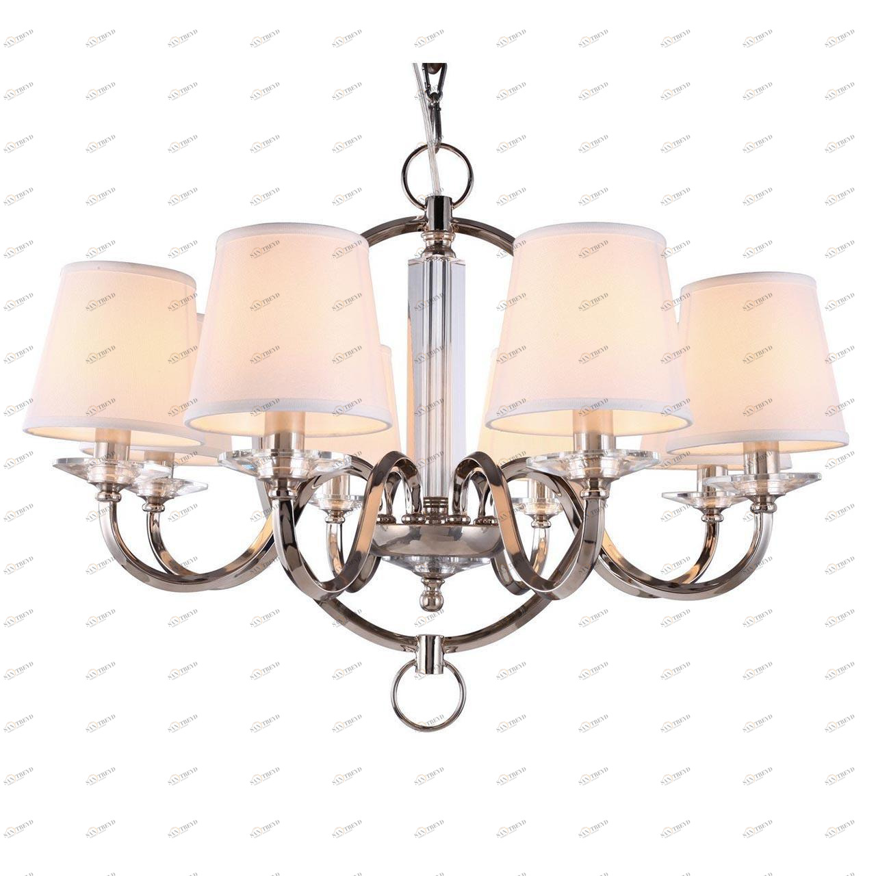 Подвесная люстра Omnilux Creazzo OML-87503-08 OMNILUX ДИЗАЙНЕРСКИЕ, CREAZZO 313170 Белый 