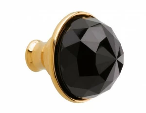 0Z5741.BN0.00 Ручка корпуса диаметром 30 мм с черным кристаллом Swarovski Золото 24К