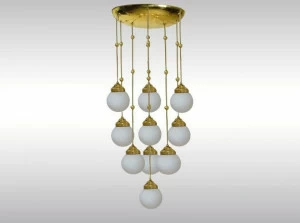 Woka Lamps Vienna Подвесной светильник из латуни в классическом стиле