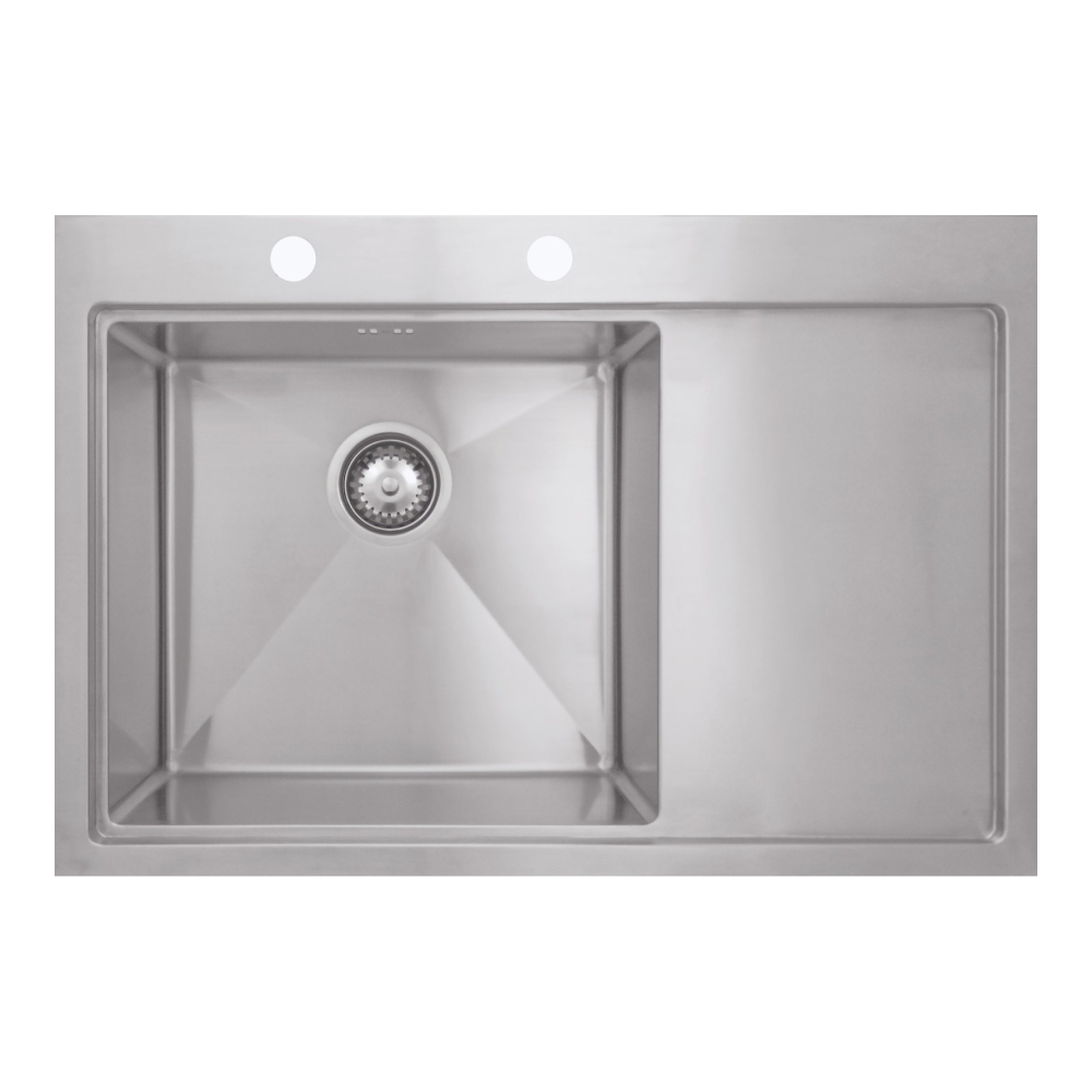 Кухонные мойки Eco Marino SMB-7852RSK.B(вентиль-автомат) SEAMAN SMB-7852K