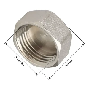 Заглушка MONLID 1" ВР мм никелированная латунь 89421165 STLM-2106543