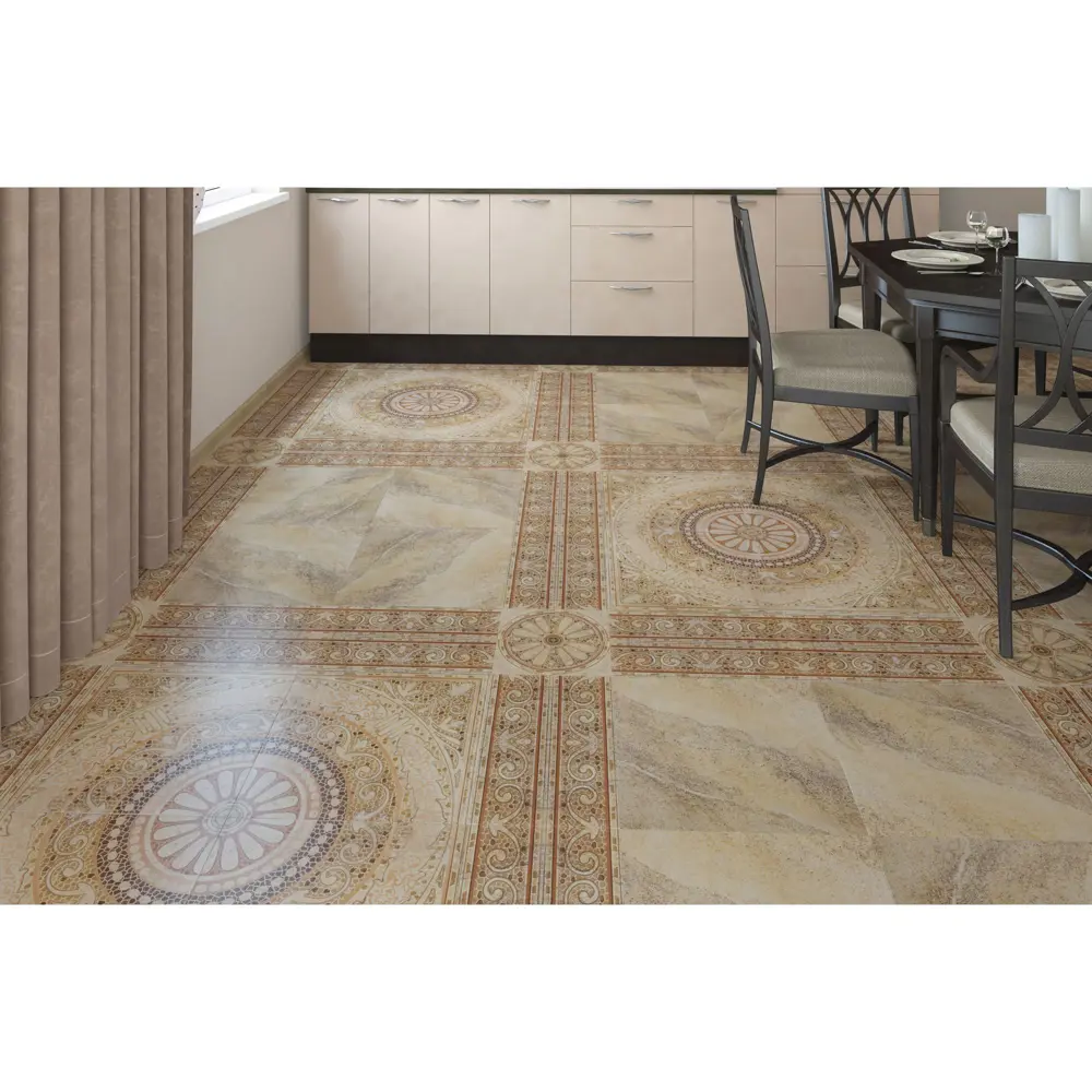 Вставка угловая «Тенерифе» 14х14 см цвет бежевый LB CERAMICS STLM-2015893