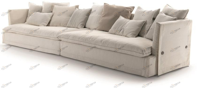 Frigerio Salotti Модульный диван с тканевой обивкой Kimono sun-id-1426332