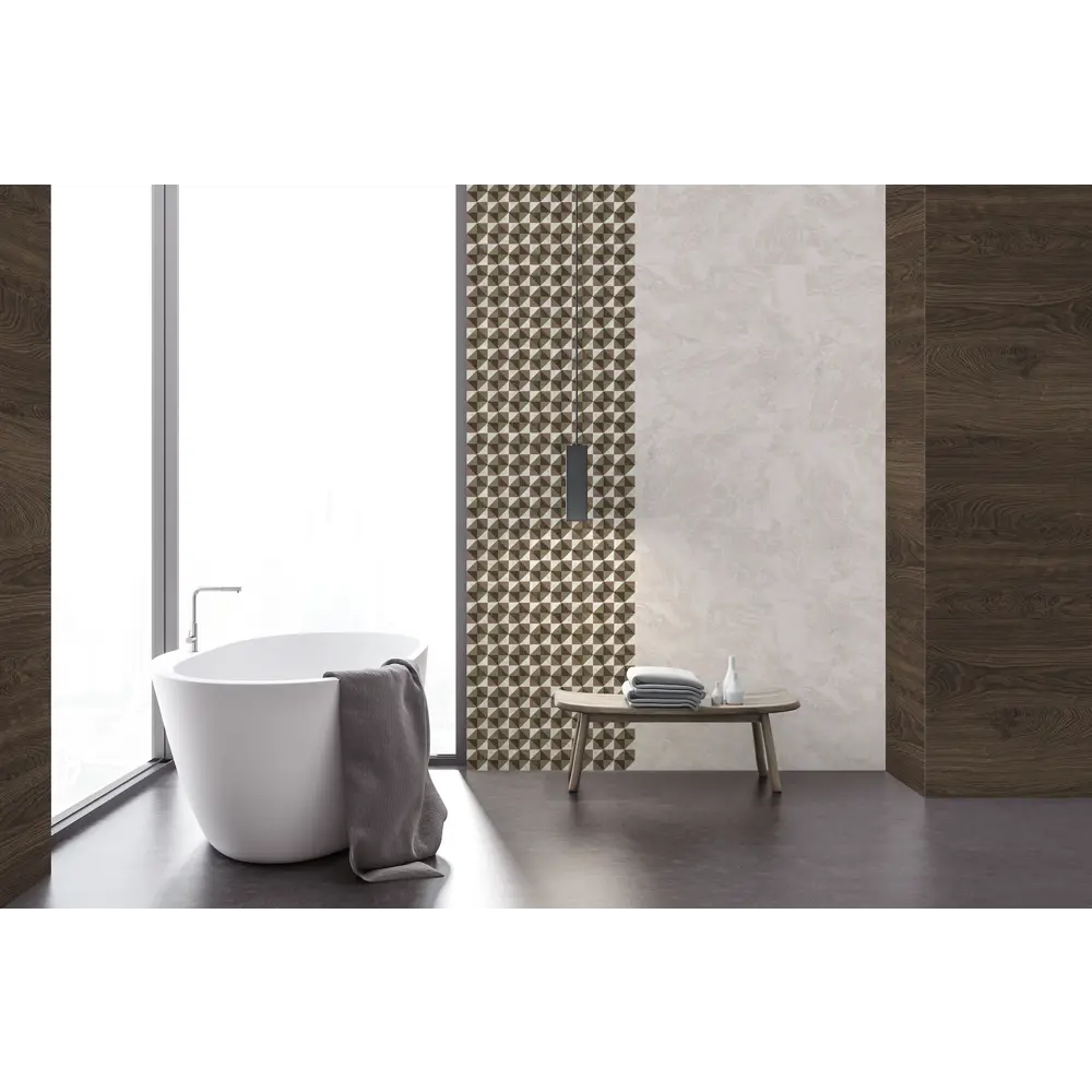 Вставка настенная Axima Тасмания D2 30x60 см глянцевая цвет геометрия STLM-2188547 - Вид №3