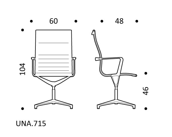 4 спицы подлокотник сетка поворотный операционный стул ICF ARCH-00123808 - Вид №1