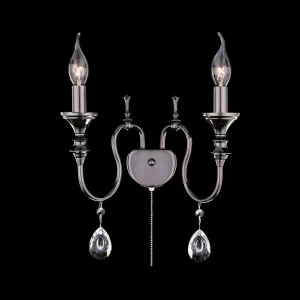 Бра на 2 лампы хром "Рига" CL437324 CITILUX СВЕЧА 00-3931193 Хром