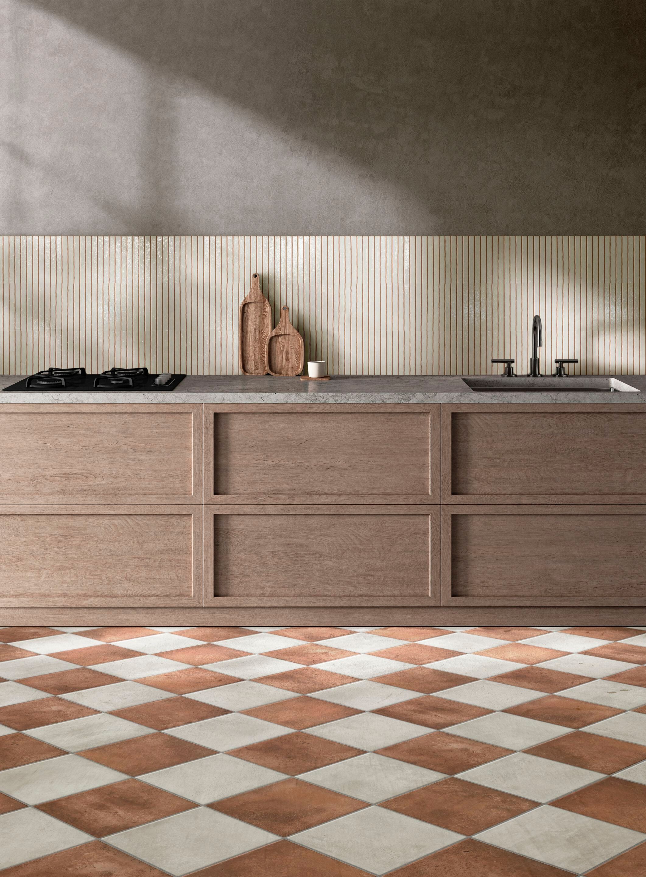 Пол / облицовка керамогранита с эффектом кирпича KERADOM COCCIO ARCH-00081704 - Вид №12