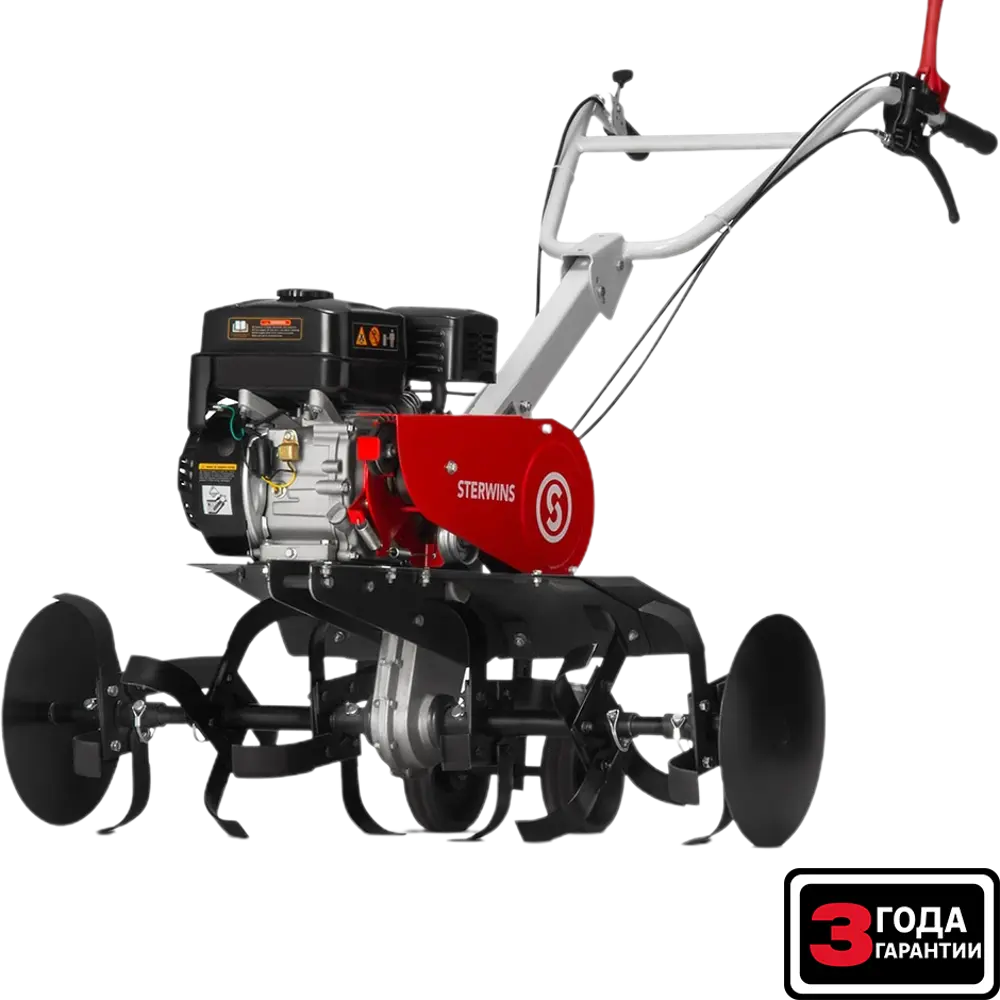 Бензиновый мотокультиватор STERWINS-2 6.5 л.с. для эффективной обработки почвы 17690511 STLM-0008492