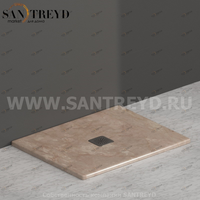 DT072AB Душевой поддон 90x72 керамический Globo Ceramica Globo DOCCIATRE