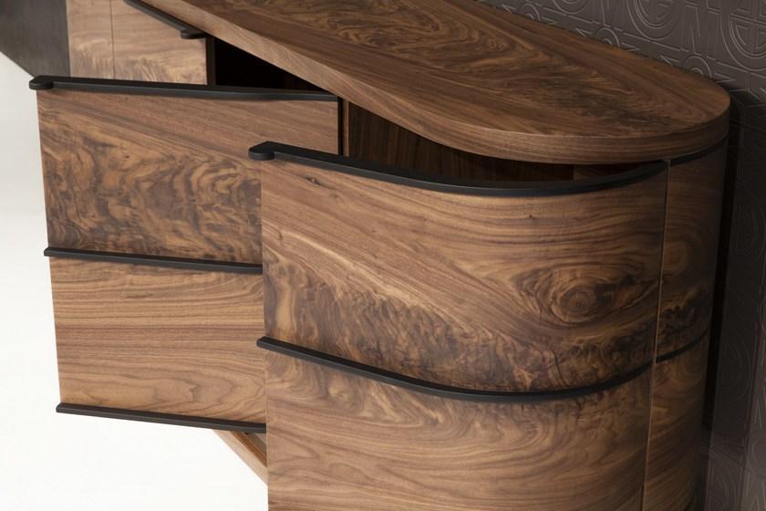 Mobi Комод из фанерованной древесины с распашными дверцами Aria sun-id-1459586 - Вид №1