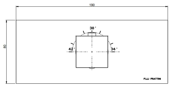 Термостатический смеситель для душа с пластиной Rubinetterie Frattini отдельная эстетика ARCH-00113221 - Вид №5