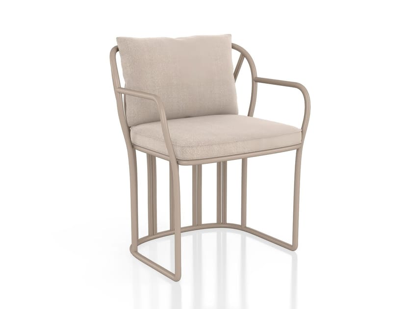 Тканевый мягкий садовый стул с подлокотниками YAAZ Koru ARCH-00021058