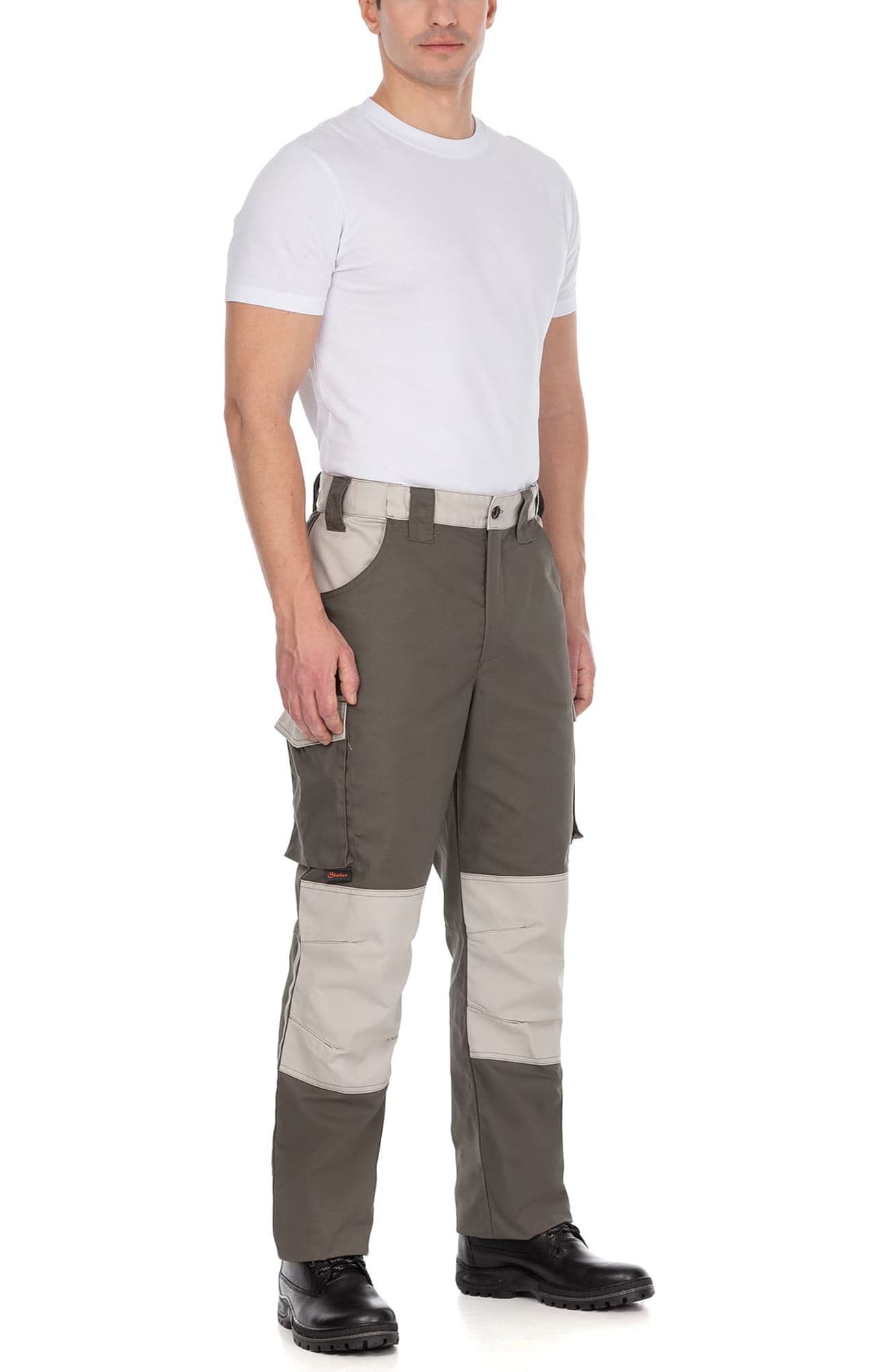 4957107 Костюм  NEW серый хаки с серым песком STATUS  Летняя спецодежда  размер 64-66/170-176  - Вид №13