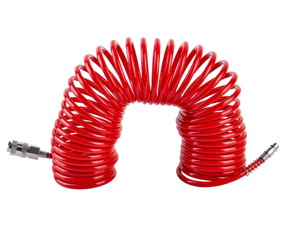 Пневмошланг Elitech спиральный 10 м для компрессорного оборудования 84552341