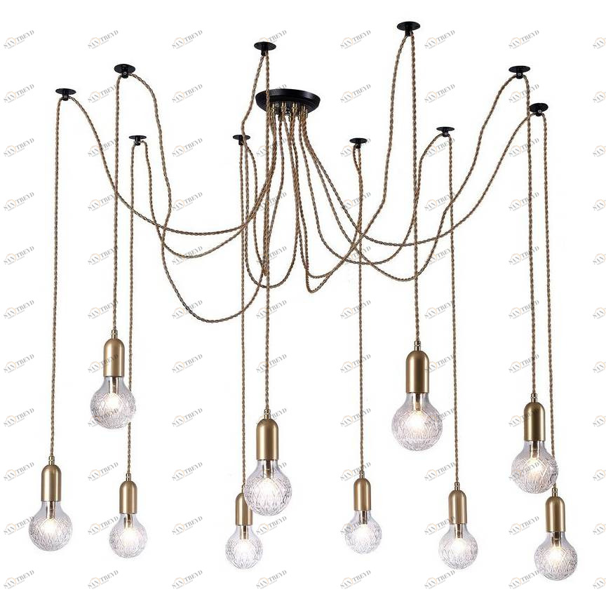 Подвесная люстра Arte Lamp 70 A8040SP-10SG ARTE LAMP ДИЗАЙНЕРСКИЕ 056511 Золотой 