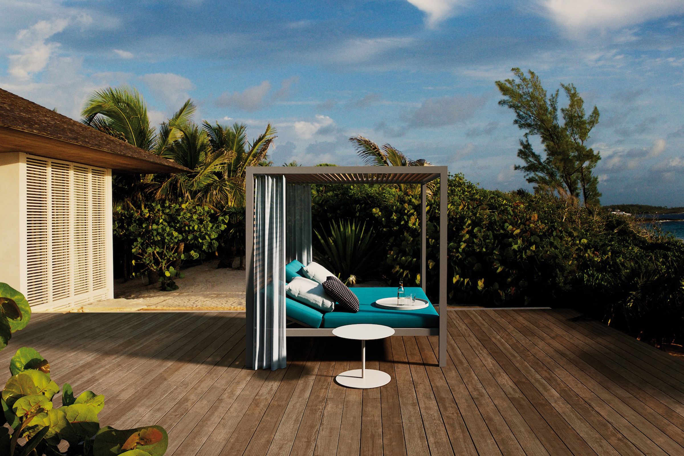 Садовая кровать с балдахином Kettal пейзаж ARCH-00029211 - Вид №2