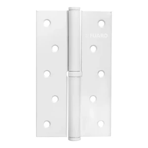 Петля карточная съемная Fuaro левая 125x75x2.5 мм сталь цвет белый