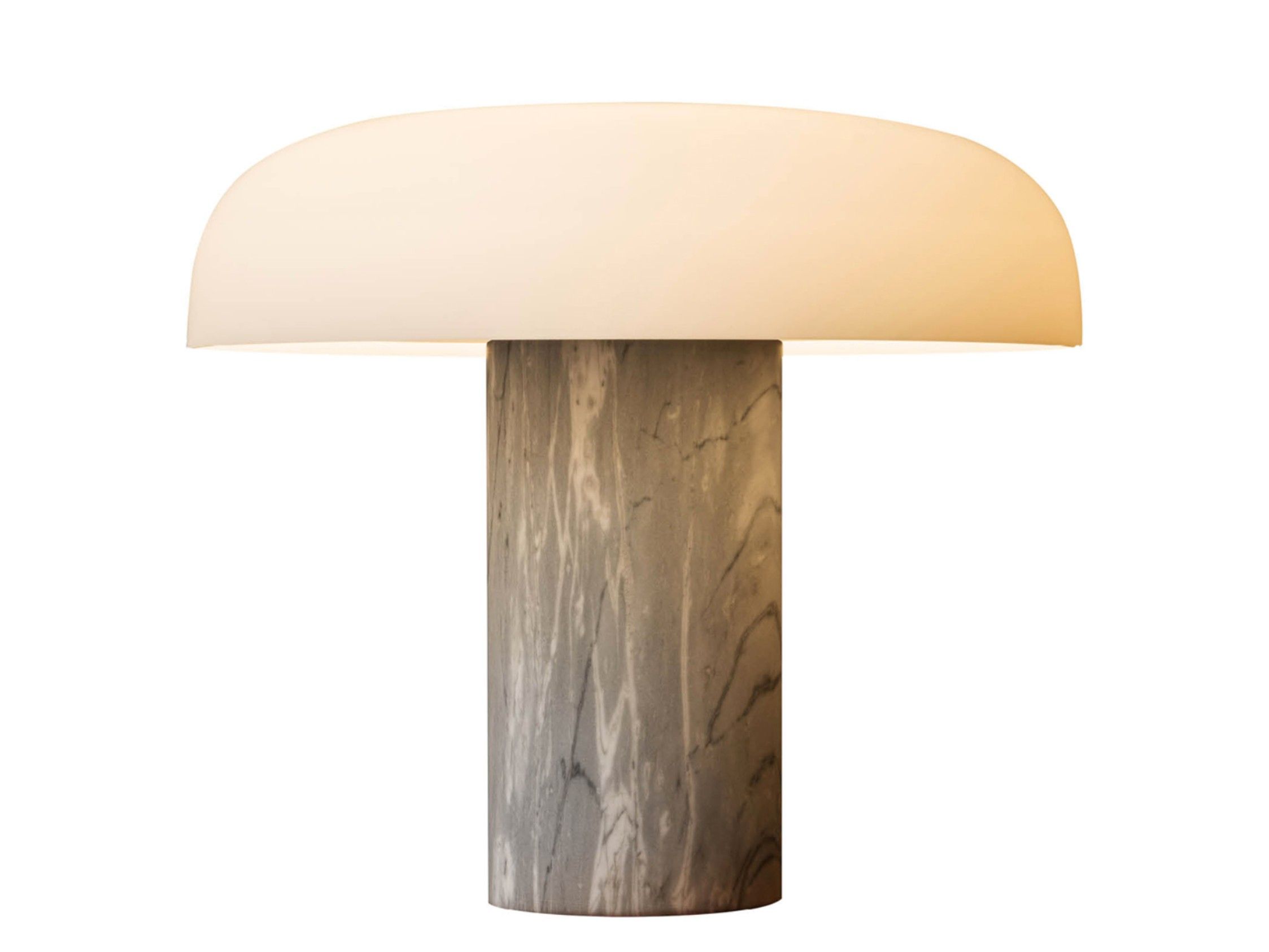 Настольная лампа из мрамора и опалового стекла FontanaArte Tropico ARCH-00051974 - Вид №1