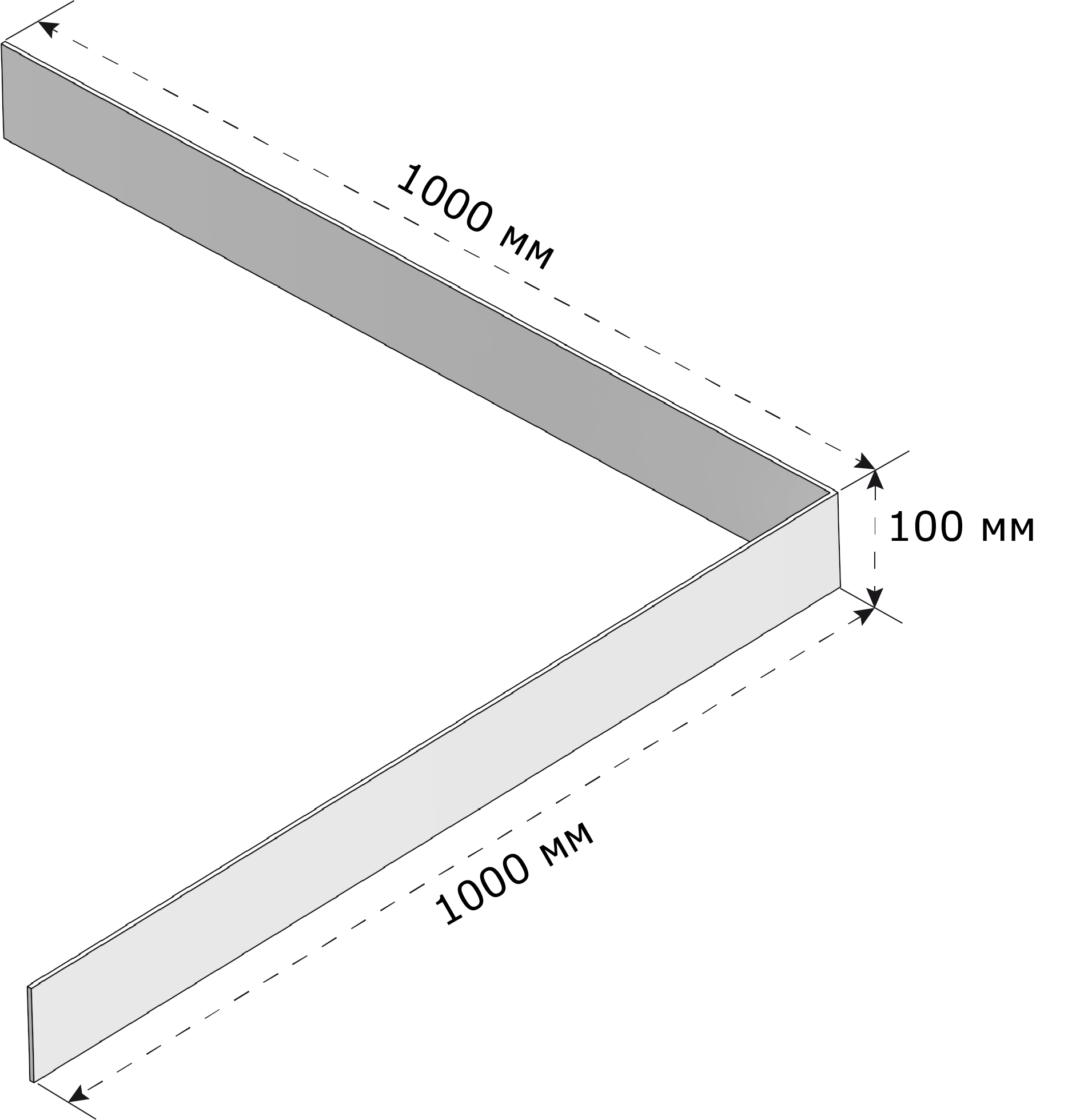 83791747 Душевая панель акрил 100x100 см Slim STLM-0044540 SENSEA  - Вид №1