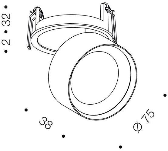 Centrsvet Регулируемый встраиваемый светодиодный светильник Oreo sun-id-1358844 - Вид №8