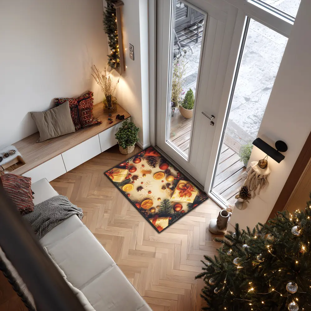 Грязезащитный коврик Confeti 50×80 см с противоскользящим покрытием 89439199 Santreyd STLM-1581141