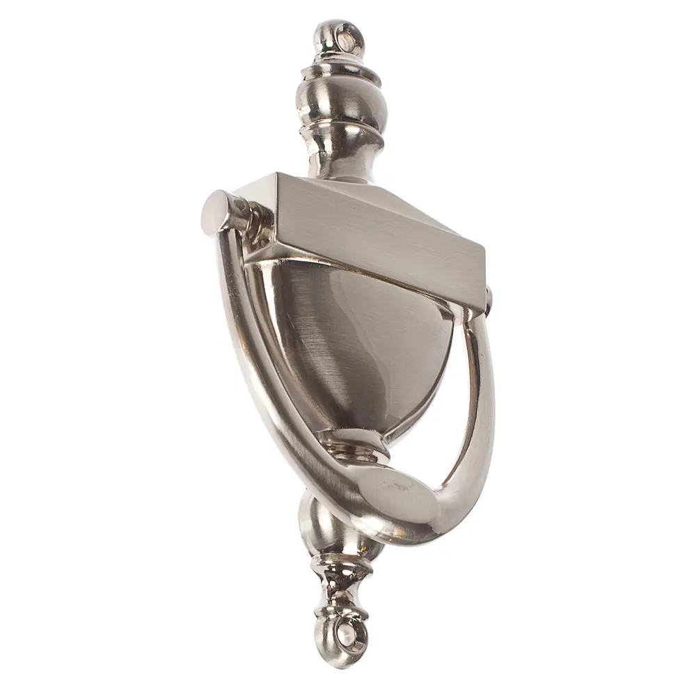 Молоток дверной Manzzaro Scudo 10/40, цвет матовый никель STLM-2076397 - Вид №1