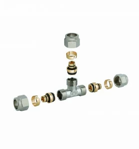 Carlo Poletti R46512Q Коленчатый фитинг 90° с внутренней резьбой для труб многослойных.