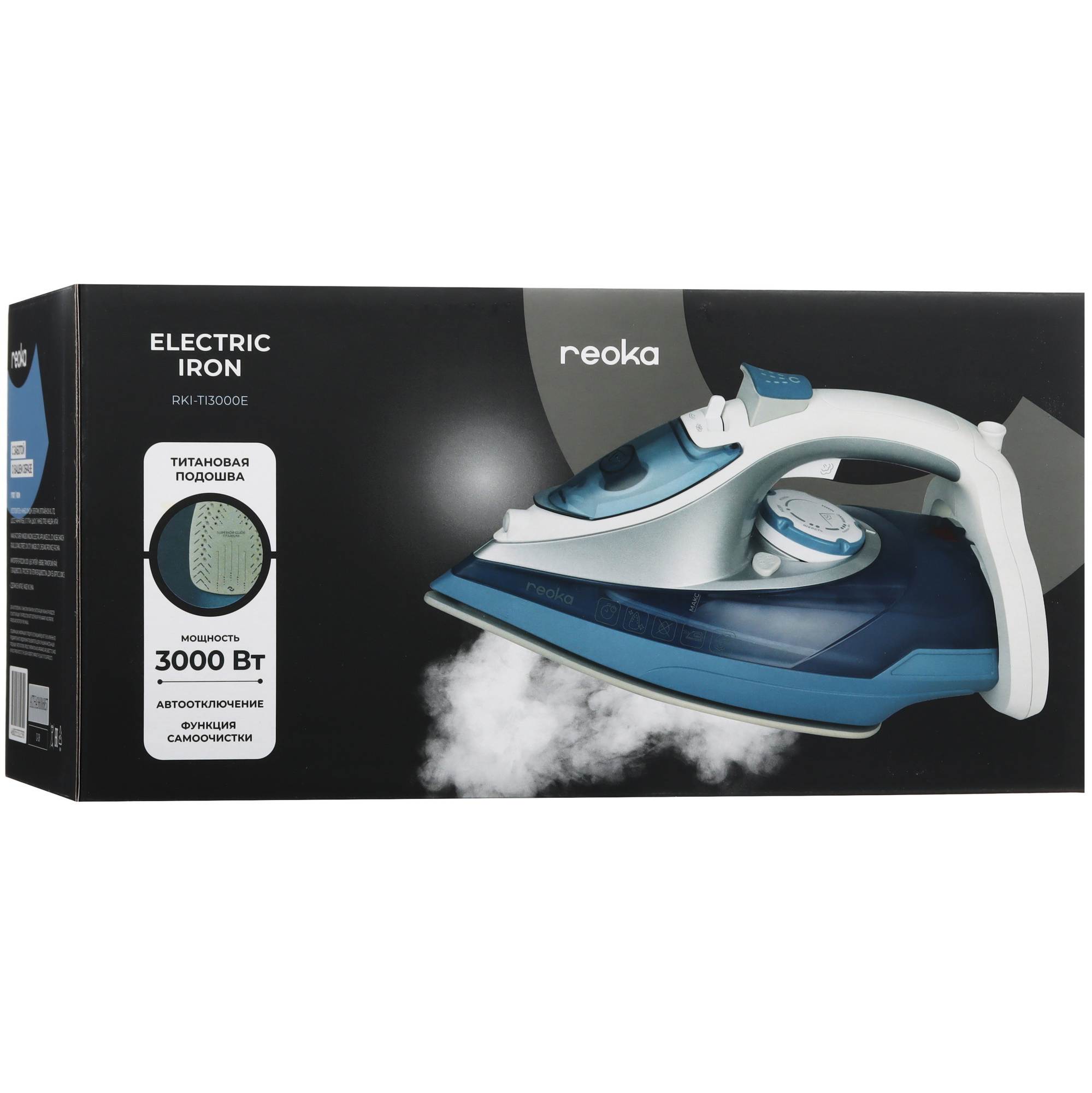 9157373 Утюг Reoka RKI-TI3000E синий STDN-0053414 - Вид №9