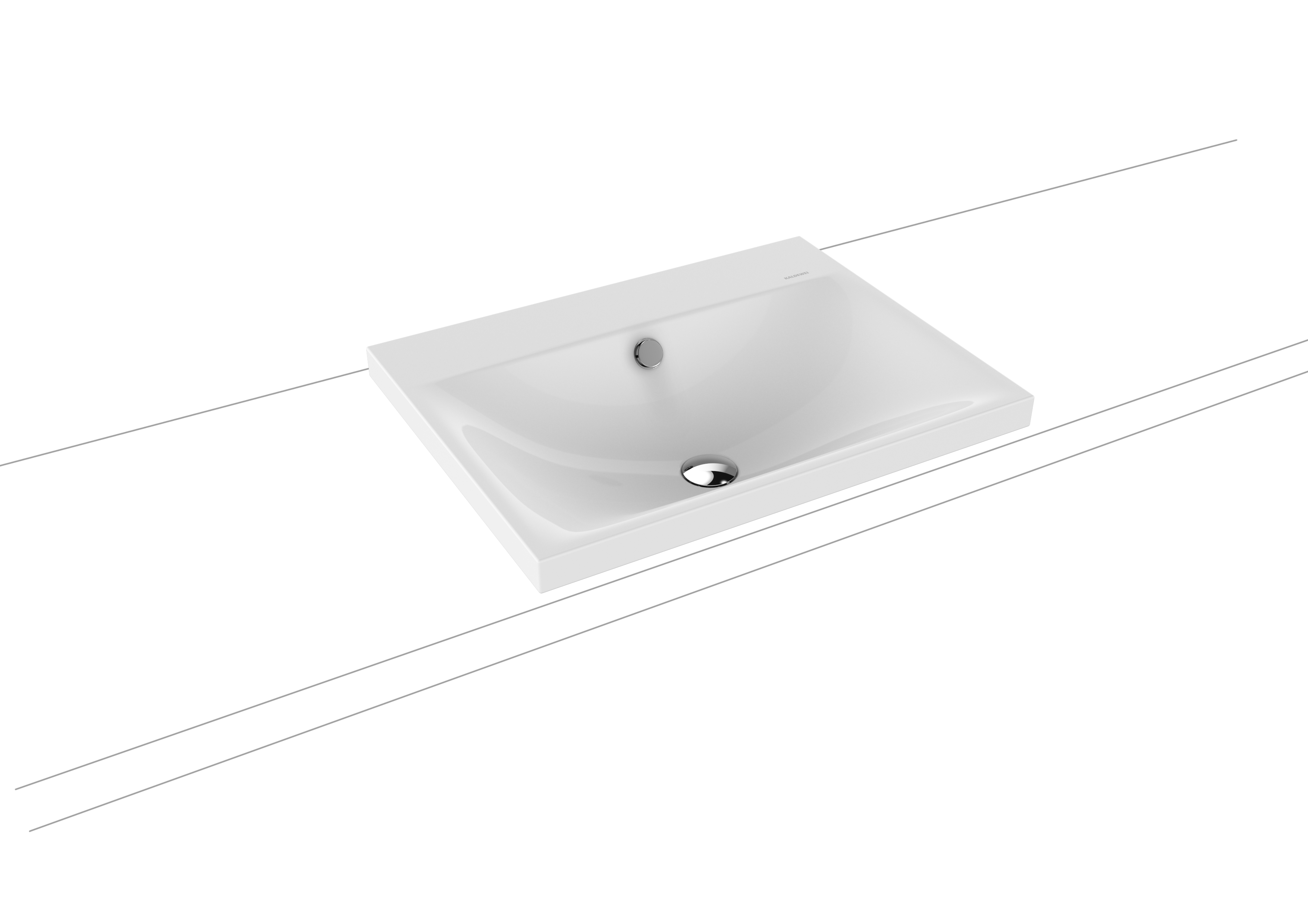 Умывальник KALDEWEI Сталь эмалированная 3040 178 черный 30403060178  - Вид №1