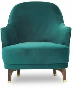 Enza Home Кресло из ткани с подлокотниками Navona