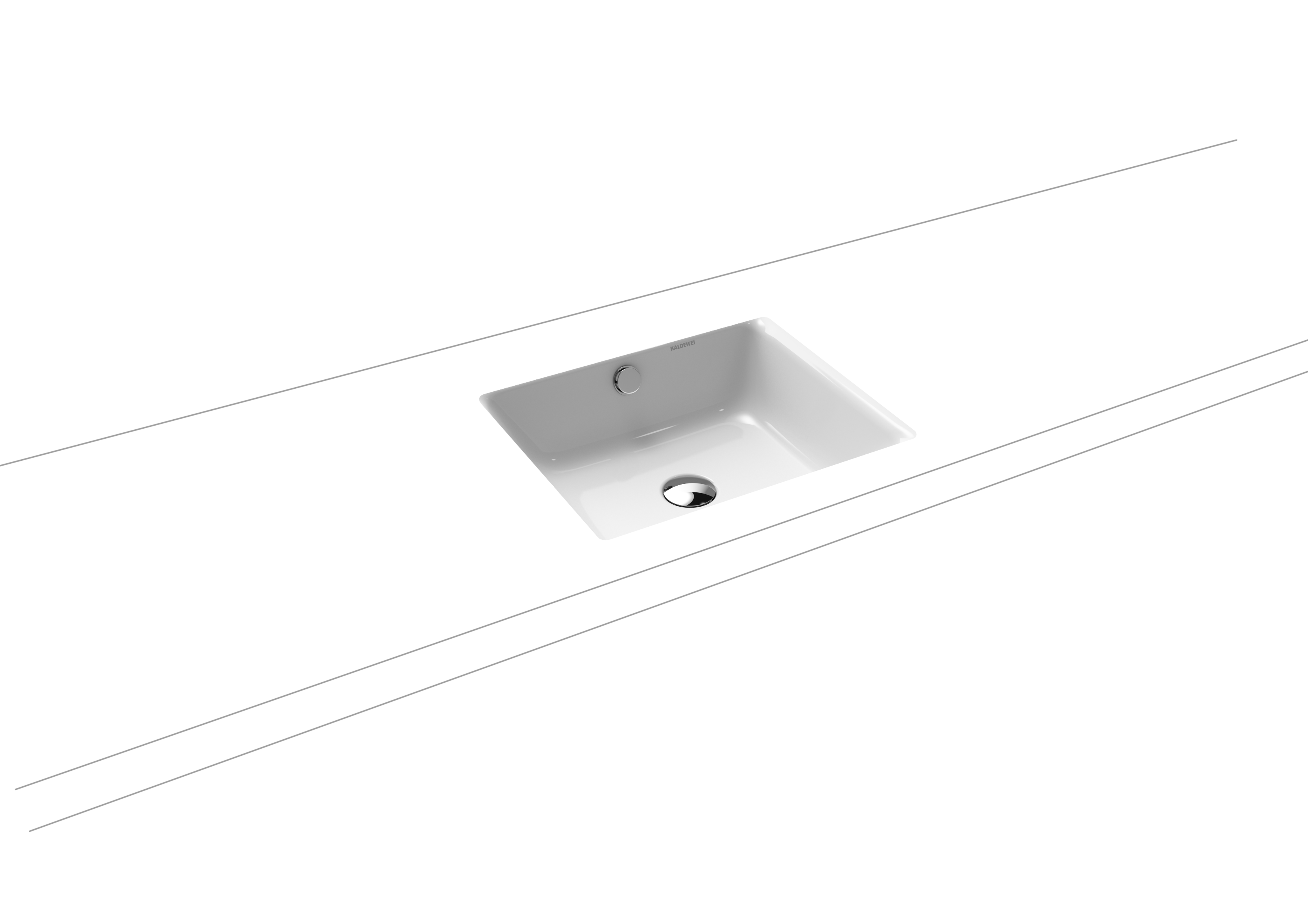 Умывальник KALDEWEI Сталь эмалированная 3160 448 теплый серый 60 3160448 - Вид №1