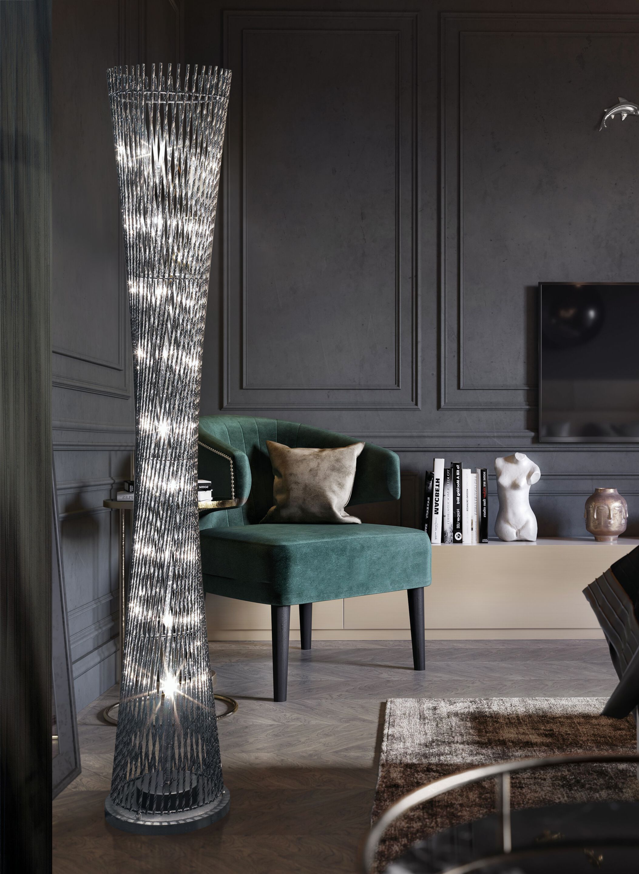 Алюминиевый торшер K-Lighting BOAVISTA ARCH-00063035 - Вид №1