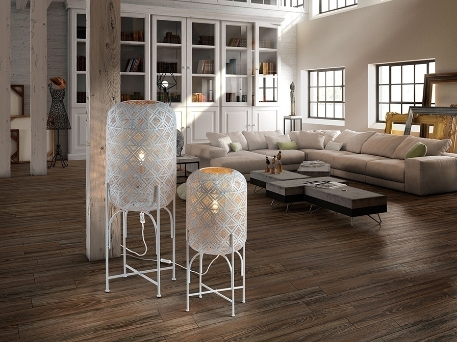 088119 Фонарь маленький 1L белый/золотой Schuller Jana - Вид №2