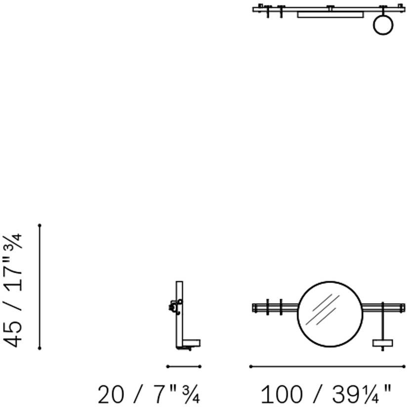 Poltrona Frau Круглое настенное зеркало La collezione - mobili e complementi sun-id-1395316 - Вид №3