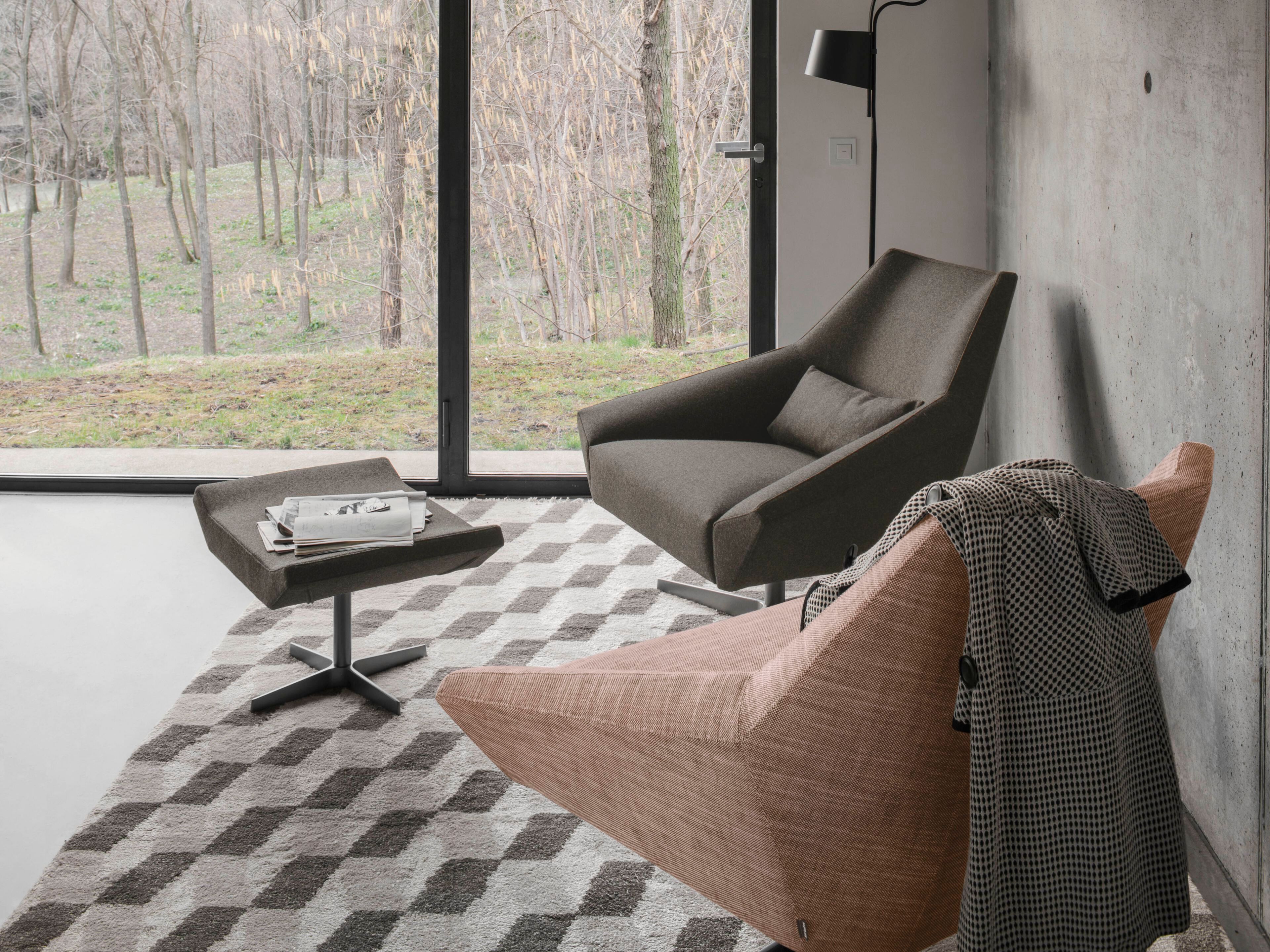 Кожаная спицевая мягкая подставка для ног Alf DaFrè Olivia ARCH-00031595 - Вид №4