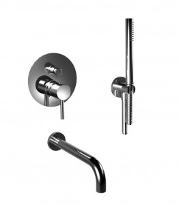 68530 / DPR Встроенный смеситель для ванны и душа с душевым набором. Bongio On