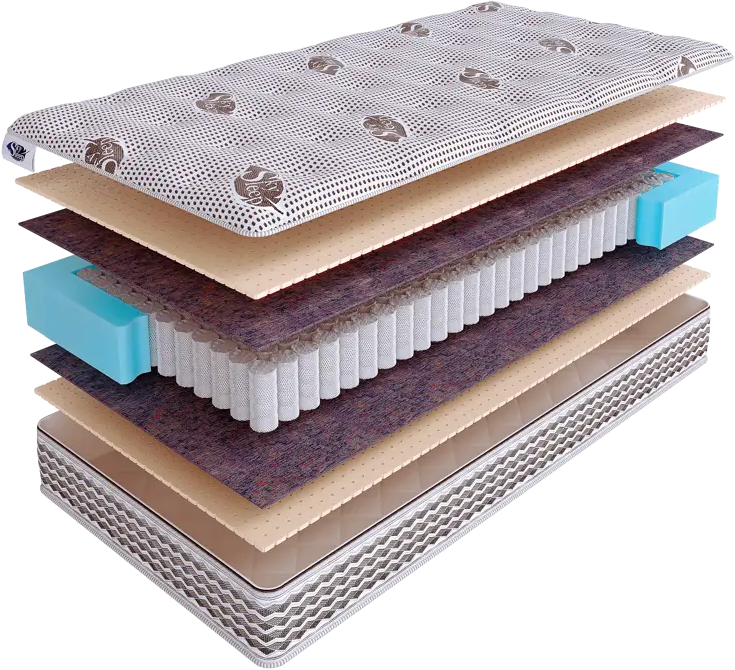 90974532 Матрас SkySleep NATIVE PRO Latex S500 100x180 см независимый пружинный блок, полутораспальный, ортопедический, латексный STLM-1058997
