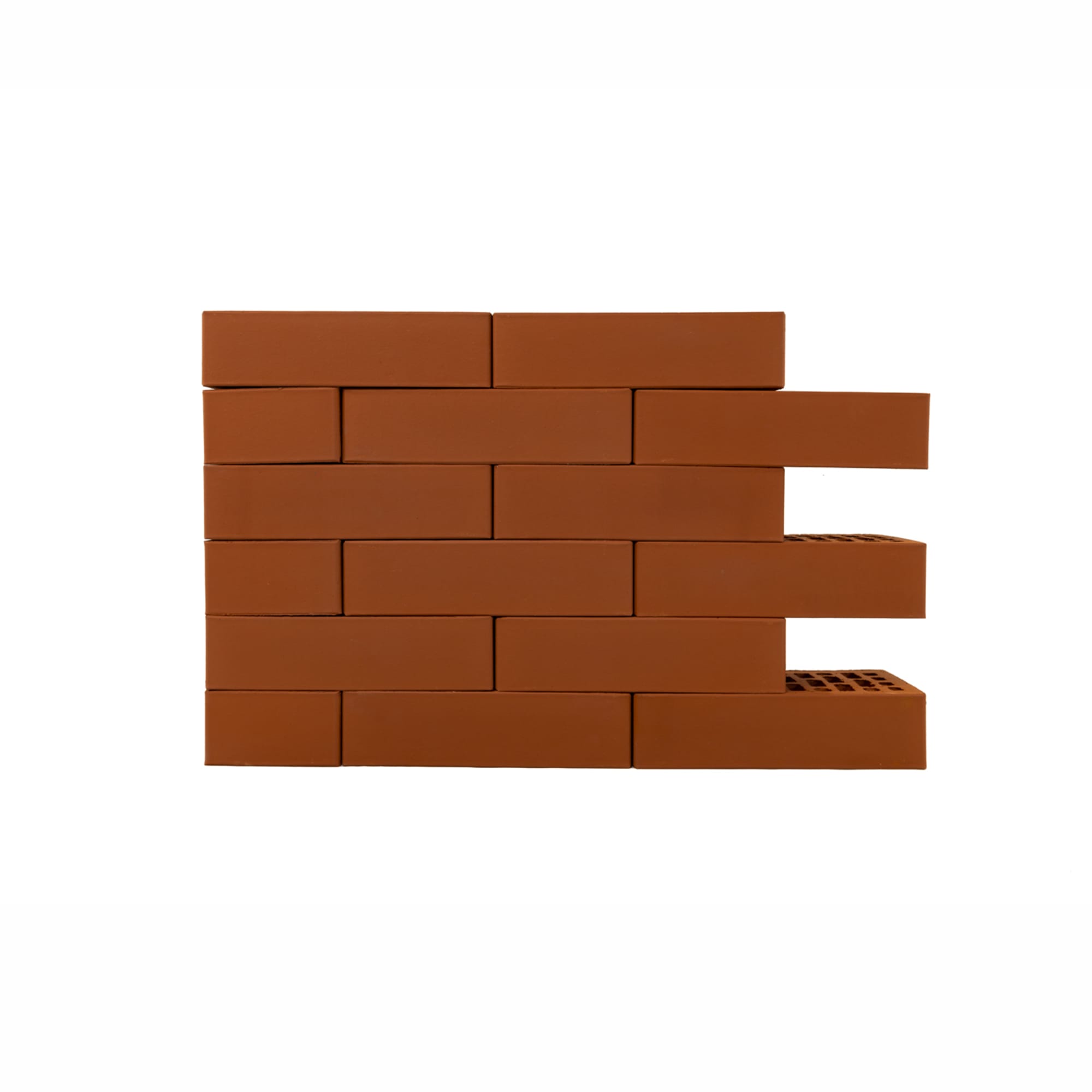 12643978 Кирпич облицовочный M150 красный 250х120х65 мм 1 НФ Santreyd  - Вид №3