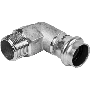 88011376 Угол переходной Rommer 3/4"x22 мм ВПр-НР нержавеющая сталь STLM-1471660