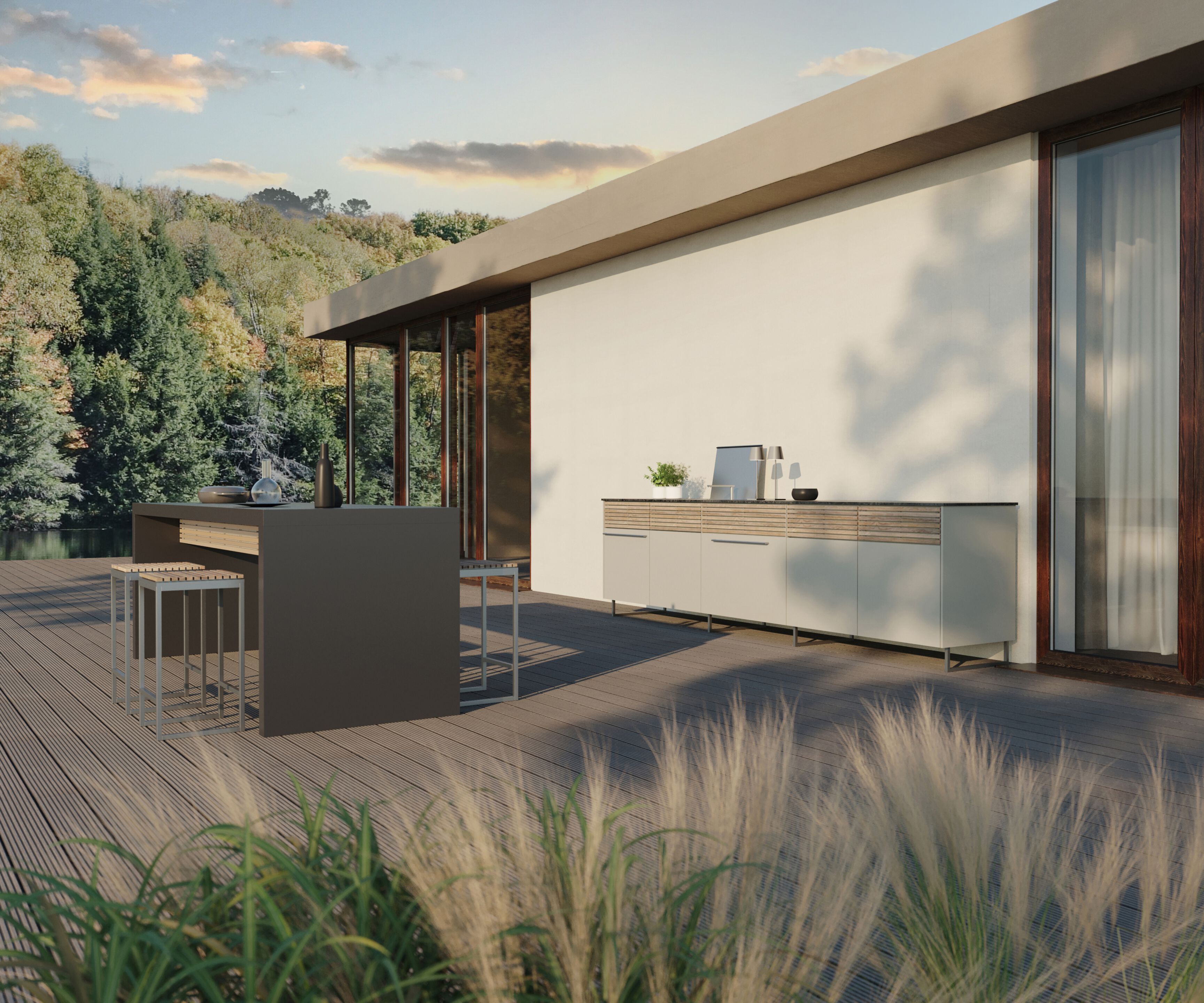 Встроенная кухня на открытом воздухе CUBIC OUTDOOR LIVING CUBIC OUTDOOR KITCHEN C2 ARCH-00117370 - Вид №3