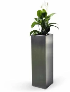 FueraDentro Высокий садовый горшок из нержавеющей стали Cima
