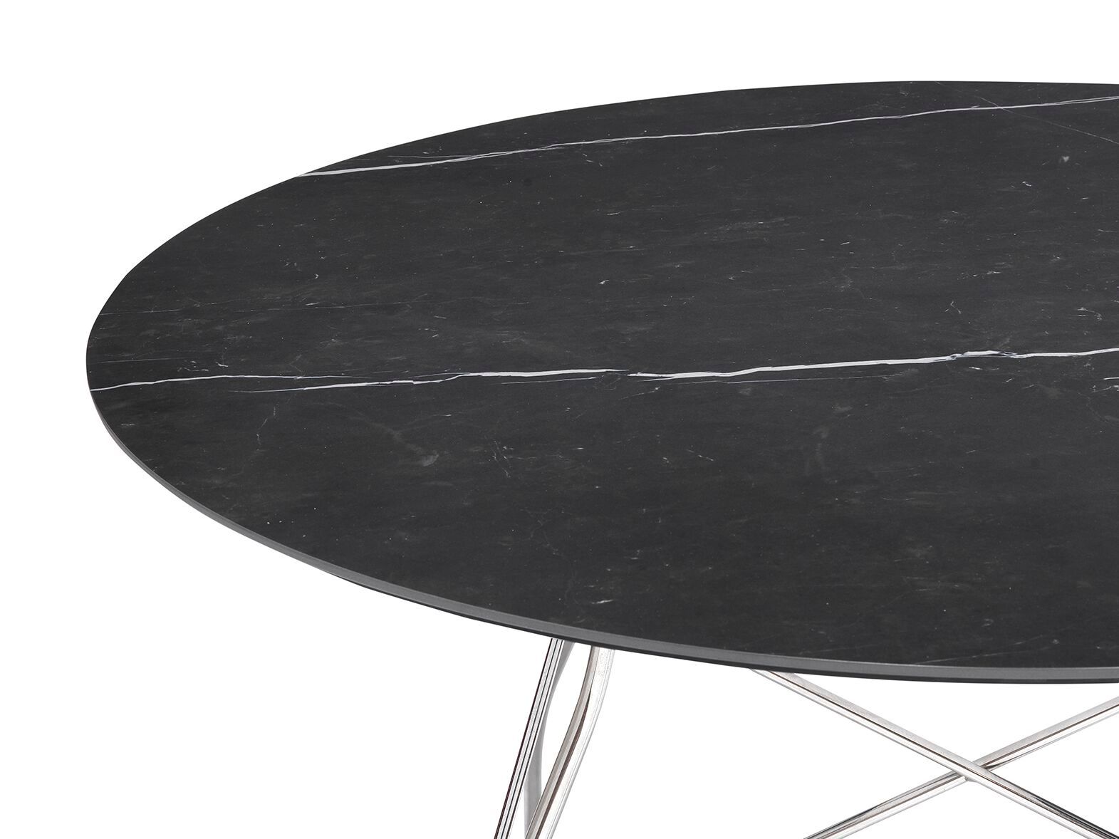 Круглый обеденный стол из керамогранита Kartell GLOSSY ARCH-00051866 - Вид №23